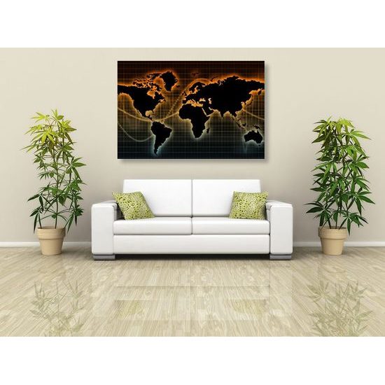 Kép világtérkép gazdasági háttérrel