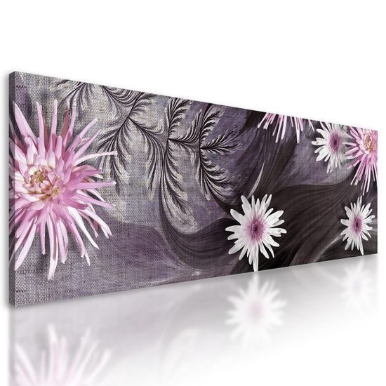 Kép csodálatos virágok titokzatos háttérrel