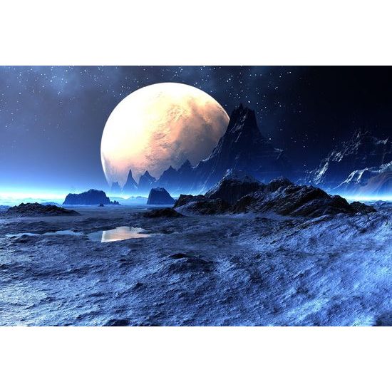 Egyedi öntapadó tapéta titokzatos fantázia bolygó