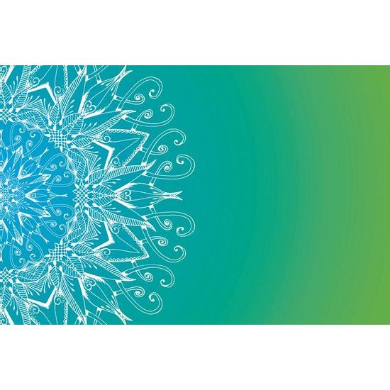 Öntapadó tapéta érdekes Mandala természetes színekben