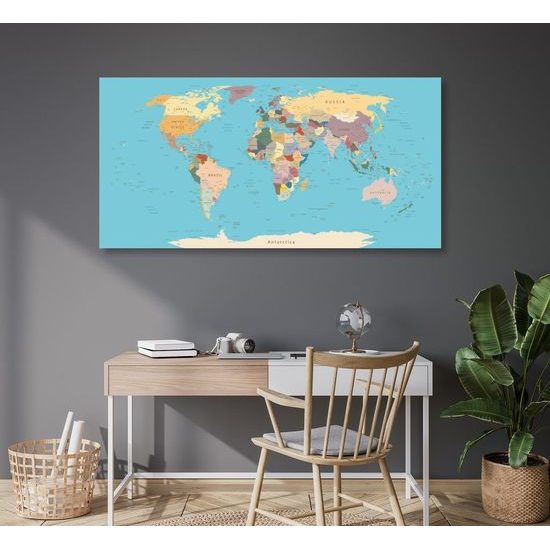 Parafa kép klasszikus térkép országnevekkel
