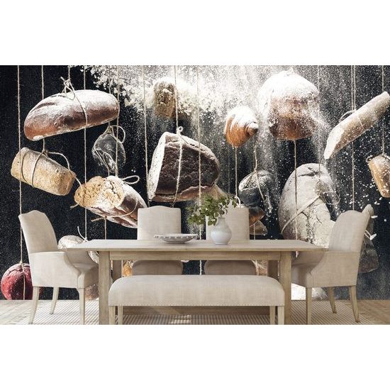 Csendélet tapéta függő pék termékek