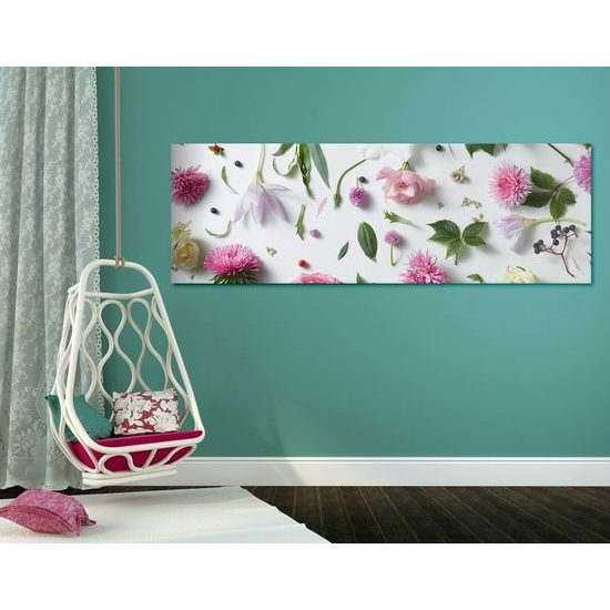 Kép elbűvölő absztrakt művészet virágokból