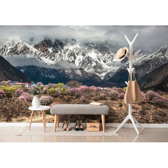 Fotótapéta kilátás nyílik a fenséges hegyekre