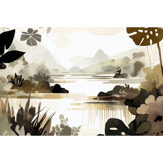 Kép tó a dzsungelben