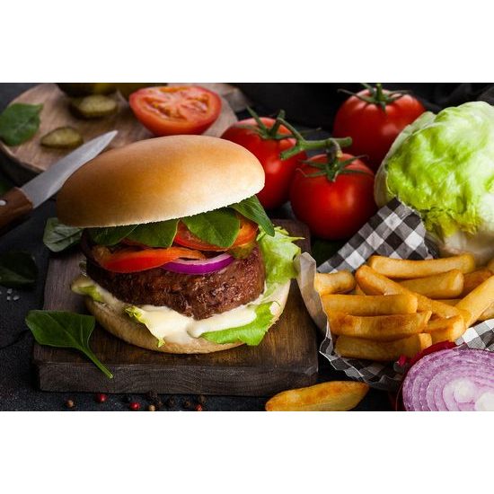 Eredeti fotótapéta lédús hamburger