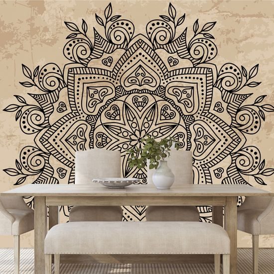 Öntapadó tapéta ősi Mandala