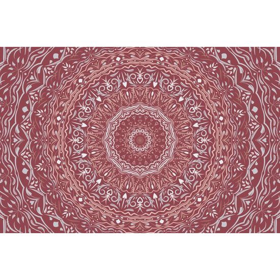 Öntapadó tapéta nyugtató Mandala rózsaszín kivitelben