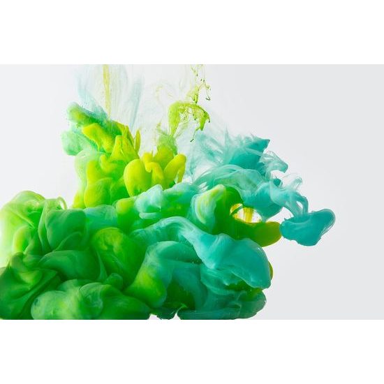 Gyönyörű öntapadó tapéta a zöld színek robbanása