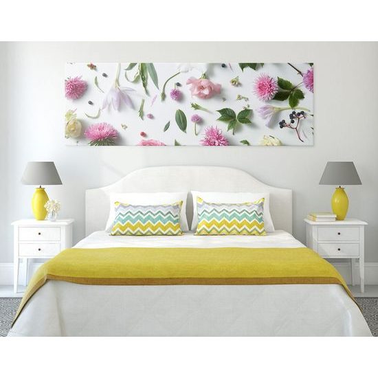 Kép elbűvölő absztrakt művészet virágokból