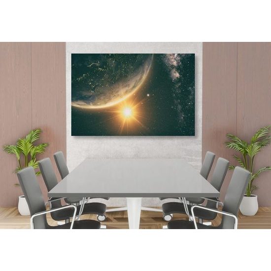 Kép Föld bolygó az űrállomásról