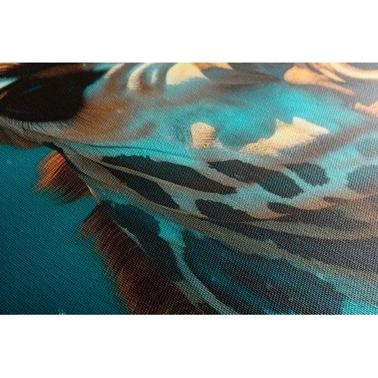 Kép kék-arany zsiráf