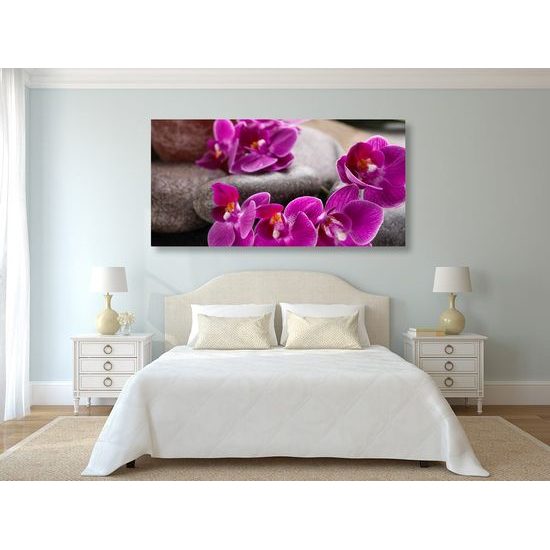 Kép Feng Shui csendélet lila orchideával