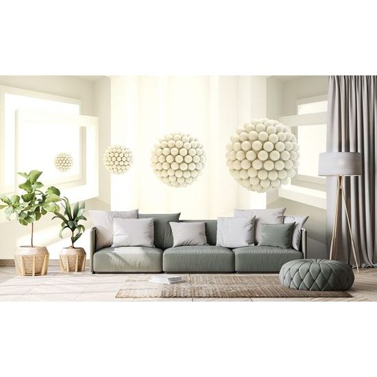 Labdák az űrben öntapadó tapéta