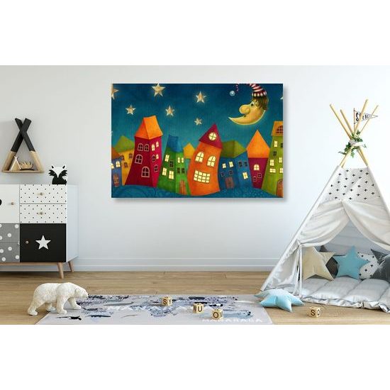 Kép mesevárost őrző holdacska