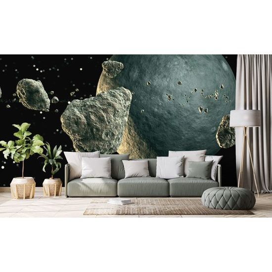 Öntapadó tapéta meteoritok az űrben