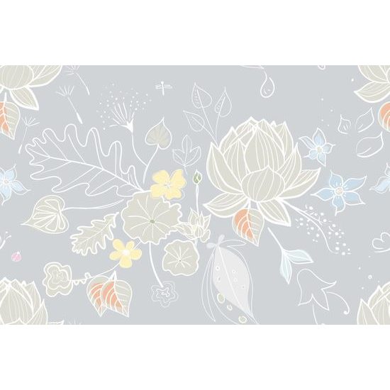 Tapéta gyönyörű vintage virágok