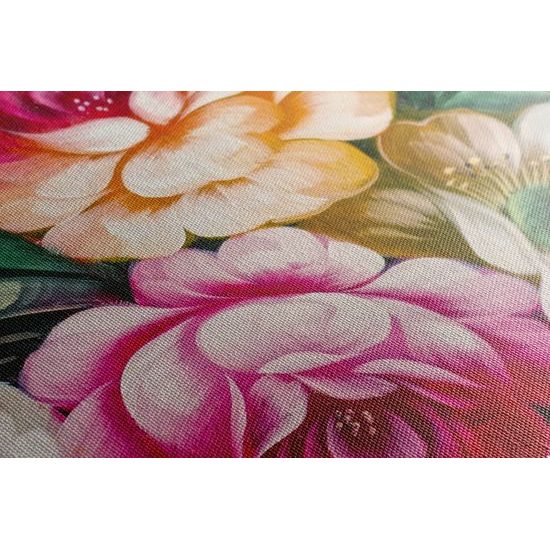 Kép virágok impresszionista stílusban