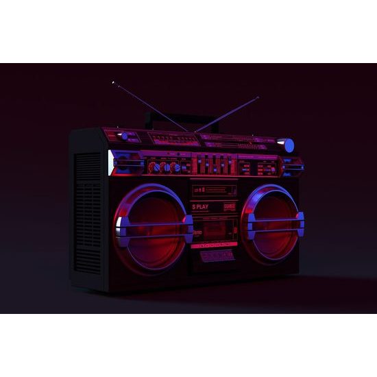 Disco rádió tapéta a 90-es évekből