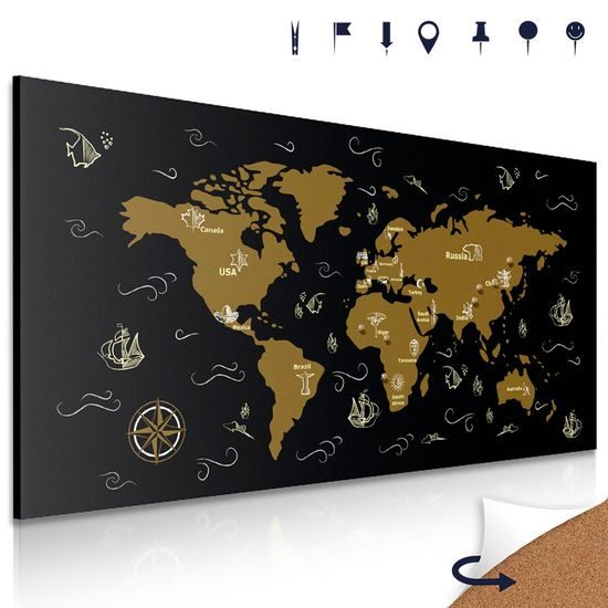 Parafa kép kalandtérkép a világról