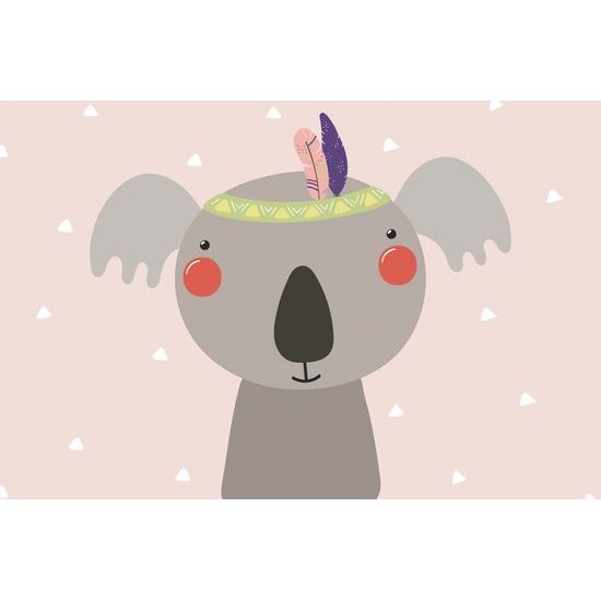 Tapéta aranyos koala indiai tollakkal