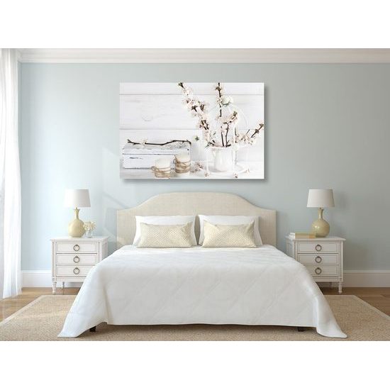 Kép csendélet lágy színtónusokban