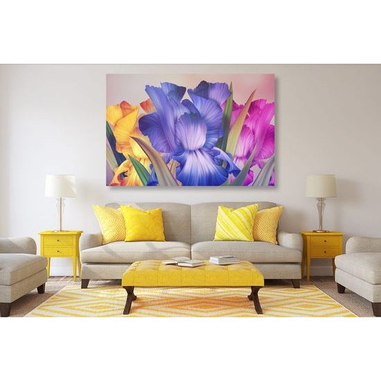 Kép csodálatos sokszínű virágok