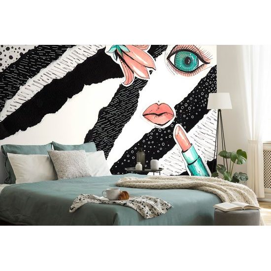 Öntapadó tapéta a hölgy eleganciája