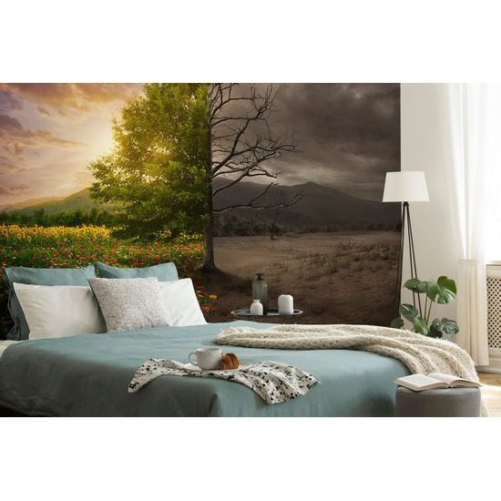 Öntapadó tapéta egy fa két kinézete