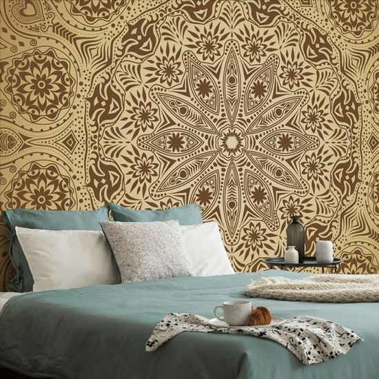 Tapéta arany fényűző Mandala
