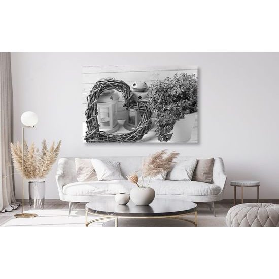 Kép fekete-fehér orgona romantikus kivitelben