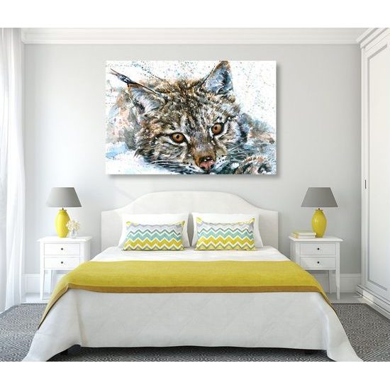 Kép fenséges hiúzkölyök