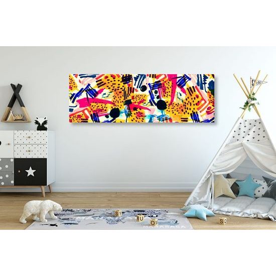 Kép absztrakció pop art stílusban