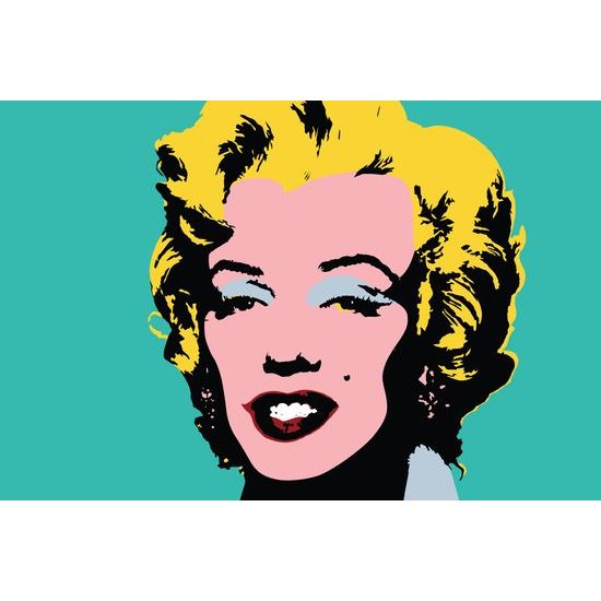 Kép ikonikus Marilyn Monroe pop art dizájnban