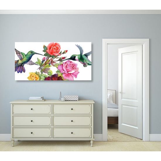 Kép festett kolibrik