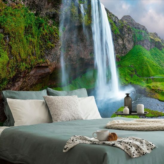 Fotótapéta varázslatos vízesés Izlandon