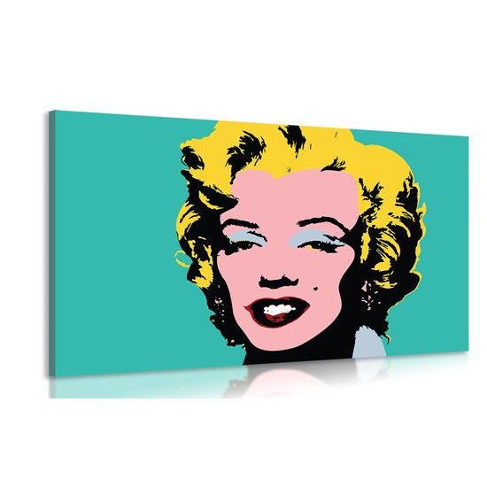 Kép ikonikus Marilyn Monroe pop art dizájnban