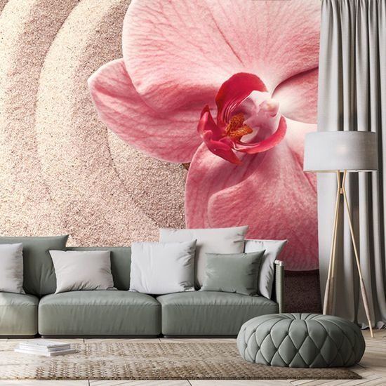 Fotótapéta az orchidea és a homok harmóniája
