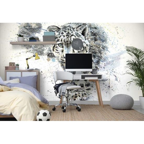 Ragadozó leopárd öntapadó tapétarajza