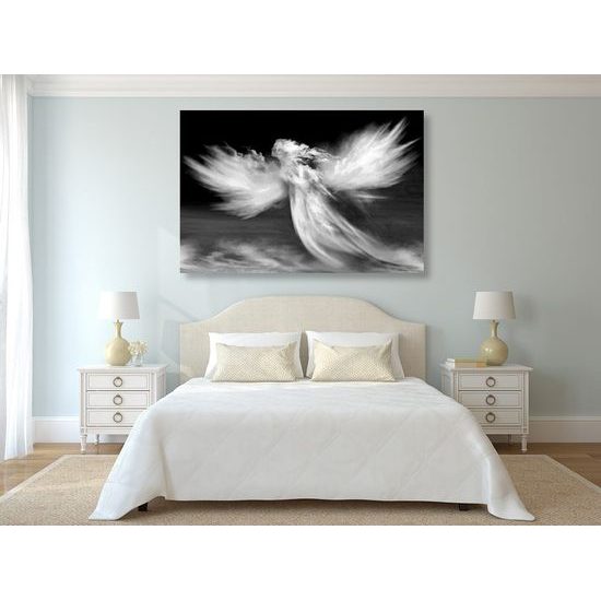 Kép fekete-fehér lenyűgöző angyalfelhő