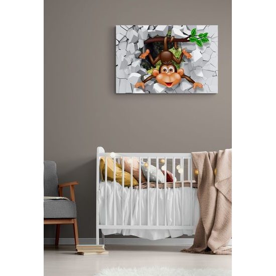 Kép mosolygó majom