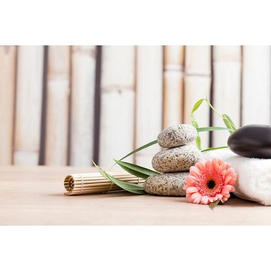 Gyönyörű fotótapéta meditatív csendélet