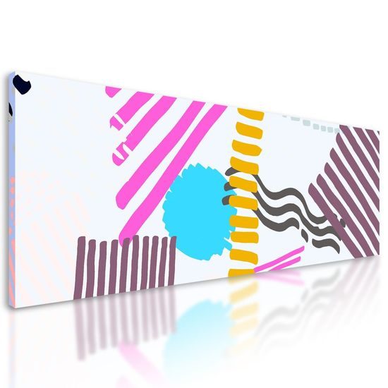 Kép stílusos Memphis minta