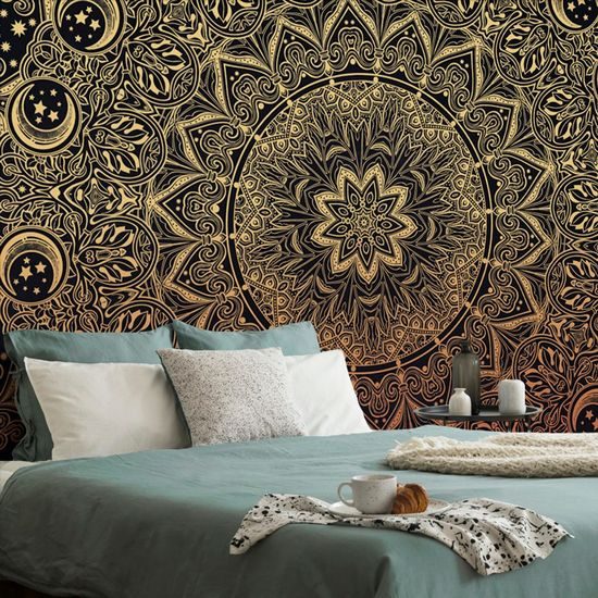 Tapéta ősi arany Mandala