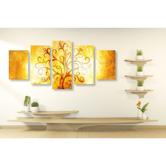 5 részes kép mágikus életfa