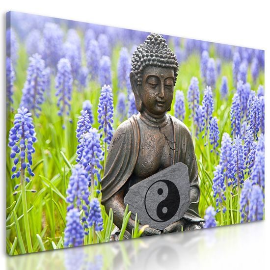 Kép Buddha a levendula réten