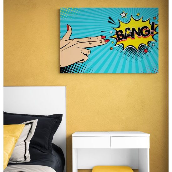 Kép pop art motívummal - BANG !