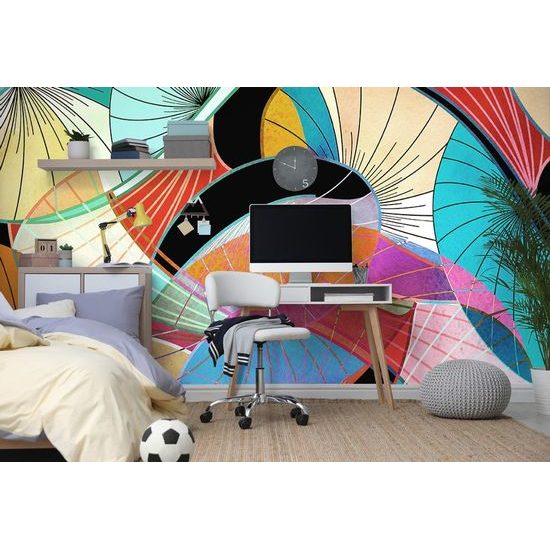 Öntapadó fotótapéta absztrakció tele különböző színekkel