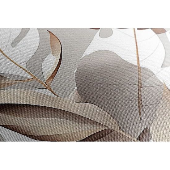 Kép minimalista réz levelek