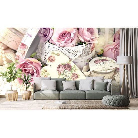 Tapéta dekoráció egyedi vintage stílusban